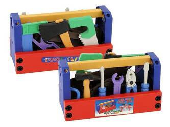 Zestaw narzędzi w skrzynce z pasem majsterkowicza