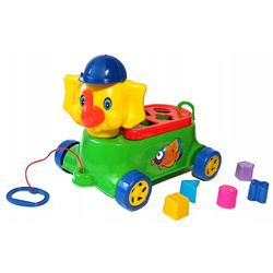 Słoń edukacyjny sorter z klockami do ciągania