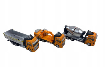 Wywrotka betoniarka koparka maszyny budowlane