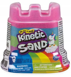 Piasek kinetyczny KINETIC SAND TĘCZOWY dla DZIECI Zamek 141g
