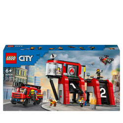 LEGO City Remiza strażacka z wozem strażackim 60414