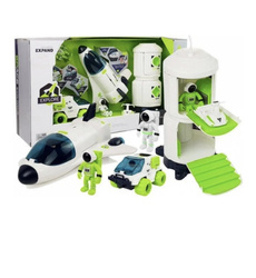 ZESTAW KOSMICZNY RAKIETA, PROM, KOSMONAUCI, ŁAZIK