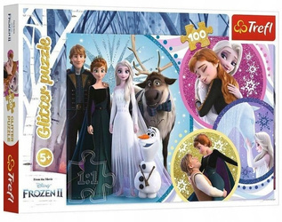 Glitter puzzle 100. Frozen 2 TREFL