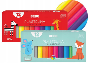 Plastelina szkolna INTERDRUK BB Kids 12 kolorów