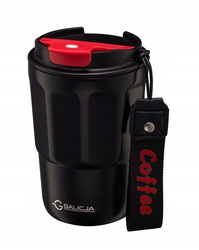 Kubek termiczny bidon COFFEE 350 ml stal nierdzewna