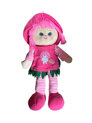 Duża lalka szmacianka dla dziewczynki śliczna 60 cm