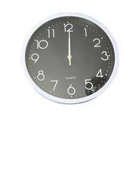 ELEGANCKI ZEGAR ŚCIENNY OKRĄGŁY 30 CM SUPER CICHY KWARCOWY