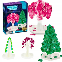 Zestaw Edukacyjny DIY Kryształowe Drzewka Eksperyment Hodowla Kryształów