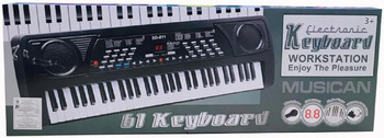 Keyboard 61 klawiszy + mikrofon Music Keyboard