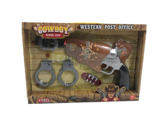 PISTOLET REWOLWER ZESTAW KOWBOJA