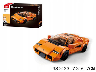Klocki Sluban Samochód auto sportowe 264 el.