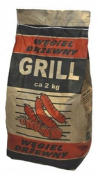 Węgiel drzewny do grilla 2kg
