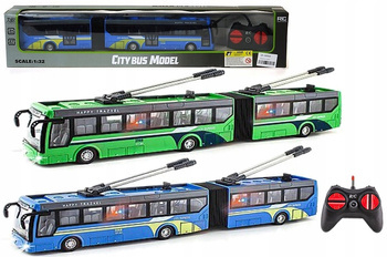 DUŻY ZDALNIE STEROWANY AUTOBUS TROLEJBUS RC
