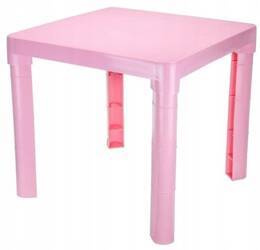 Stolik dziecięcy Tega 45 x 45 różowy