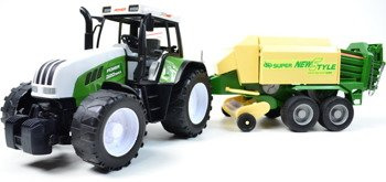 DUŻY TRAKTOR Z KOSTKARKĄ