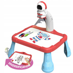 Projektor rzutnik do nauki rysowania kosmonauta