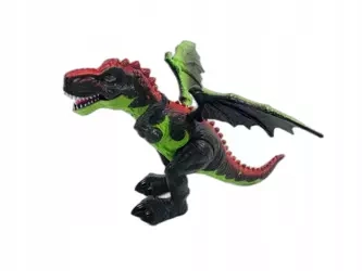 Dinozaur dino T-Rex skrzydła chodzi, świeci
