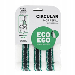 ZAPAS WKŁAD DO MOPA PŁASKIEGO EKOLOGICZNY MIKROFIBRA CIRCULAR POWER ECO EGO