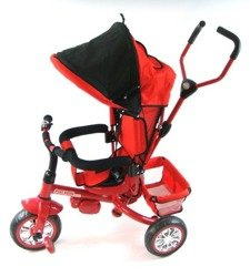 ROWEREK TRÓJKOŁOWY Z PROWADNIKIEM I DASZKIEM